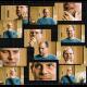 A collage of a middle-aged man in a blue shirt displays various facial expressions, including smiling, thinking, and touching his chin, set against wooden walls—reflecting the curiosity at the heart of Retro Biosciences' approach to longevity.